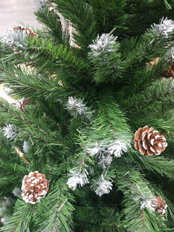 Brad vârfuri ninse conuri 150cm
