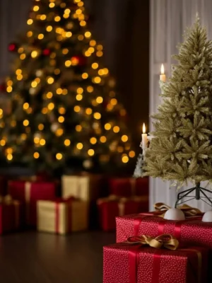 Brad Artificial Auriu 3D Superlux 180 cm