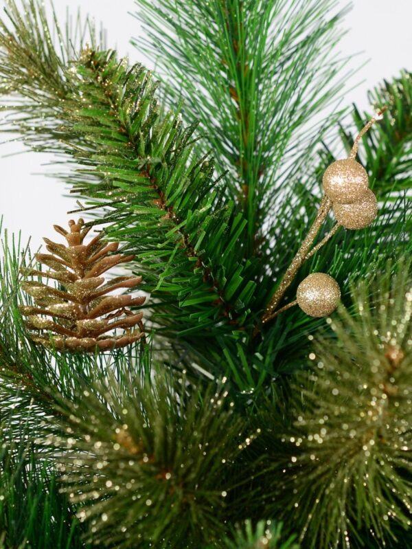 Brad Imperial Lux cu Varfuri Aurite 250 cm